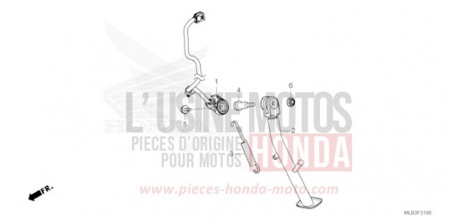 SIDE STAND CB750AS de 2025